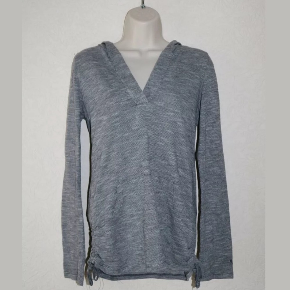 Roxy Hoodie Long Sleeve Shirt M Grey